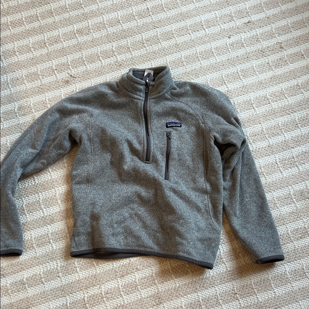 Patagonia Men's Zip-Up Sweater in Gray